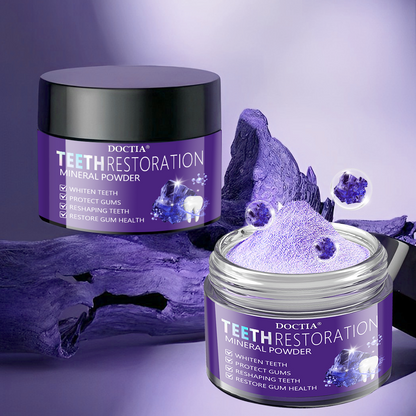 🎁Flash Sale - Don’t Miss Out - DOCTIA® Teeth Restoration Mineral Powder🦷(ADA recommended)👩‍⚕️(Treats periodontitis and mouth ulcers, prevents tooth loss, and repairs gum recession)