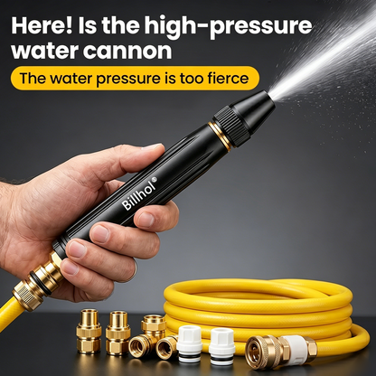 🔥 Last Day! Lowest Price — Only £4.66!!丨Billhol® 👑Home high-pressure car wash water gun , a must-have for watering plants and vegetables, and car washing.👍💦