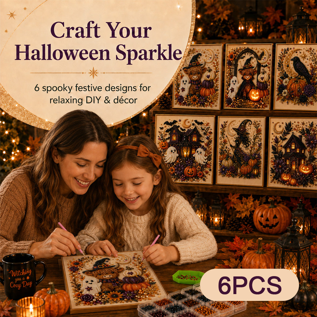 Halloween Ghost Pearl Art DIY Kit