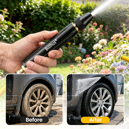 🔥 Last Day! Lowest Price — Only £4.66!!丨Billhol® 👑Home high-pressure car wash water gun , a must-have for watering plants and vegetables, and car washing.👍💦