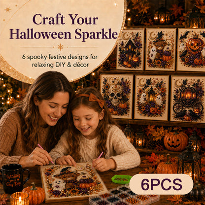 Halloween Ghost Pearl Art DIY Kit