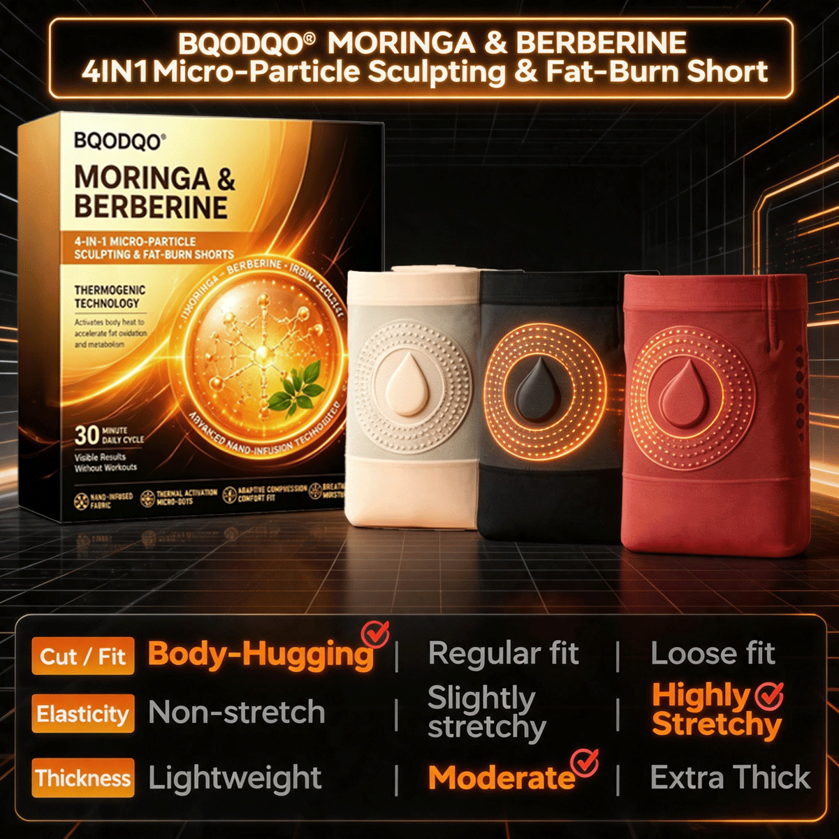🗽𝐎𝐟𝐟𝐢𝐜𝐢𝐚𝐥 𝐁𝐫𝐚𝐧𝐝 𝐒𝐭𝐨𝐫𝐞 |✅BQODQO® 💡𝟐𝟎𝟐𝟔 𝐌𝐨𝐫𝐢𝐧𝐠𝐚 & 𝐁𝐞𝐫𝐛𝐞𝐫𝐢𝐧𝐞 𝟒-𝐈𝐧-𝟏 𝐌𝐢𝐜𝐫𝐨-𝐏𝐚𝐫𝐭𝐢𝐜𝐥𝐞 𝐒𝐜𝐮𝐥𝐩𝐭𝐢𝐧𝐠 & 𝐅𝐚𝐭-𝐁𝐮𝐫𝐧 𝐒𝐡𝐨𝐫𝐭𝐬 👍