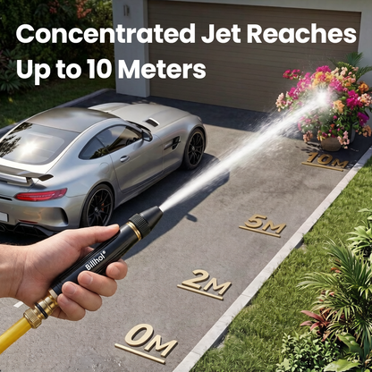 🔥 Last Day! Lowest Price — Only £4.66!!丨Billhol® 👑Home high-pressure car wash water gun , a must-have for watering plants and vegetables, and car washing.👍💦
