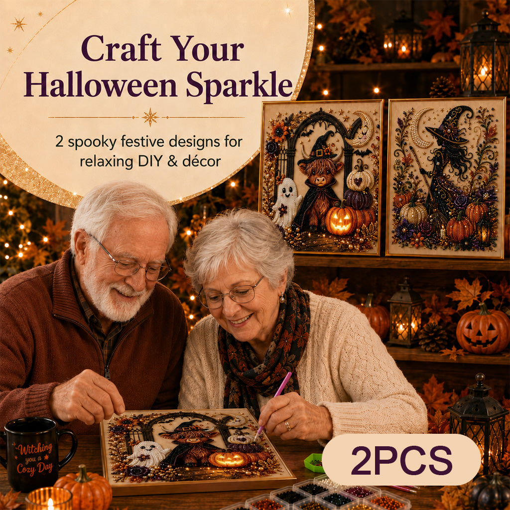Halloween Ghost Pearl Art DIY Kit