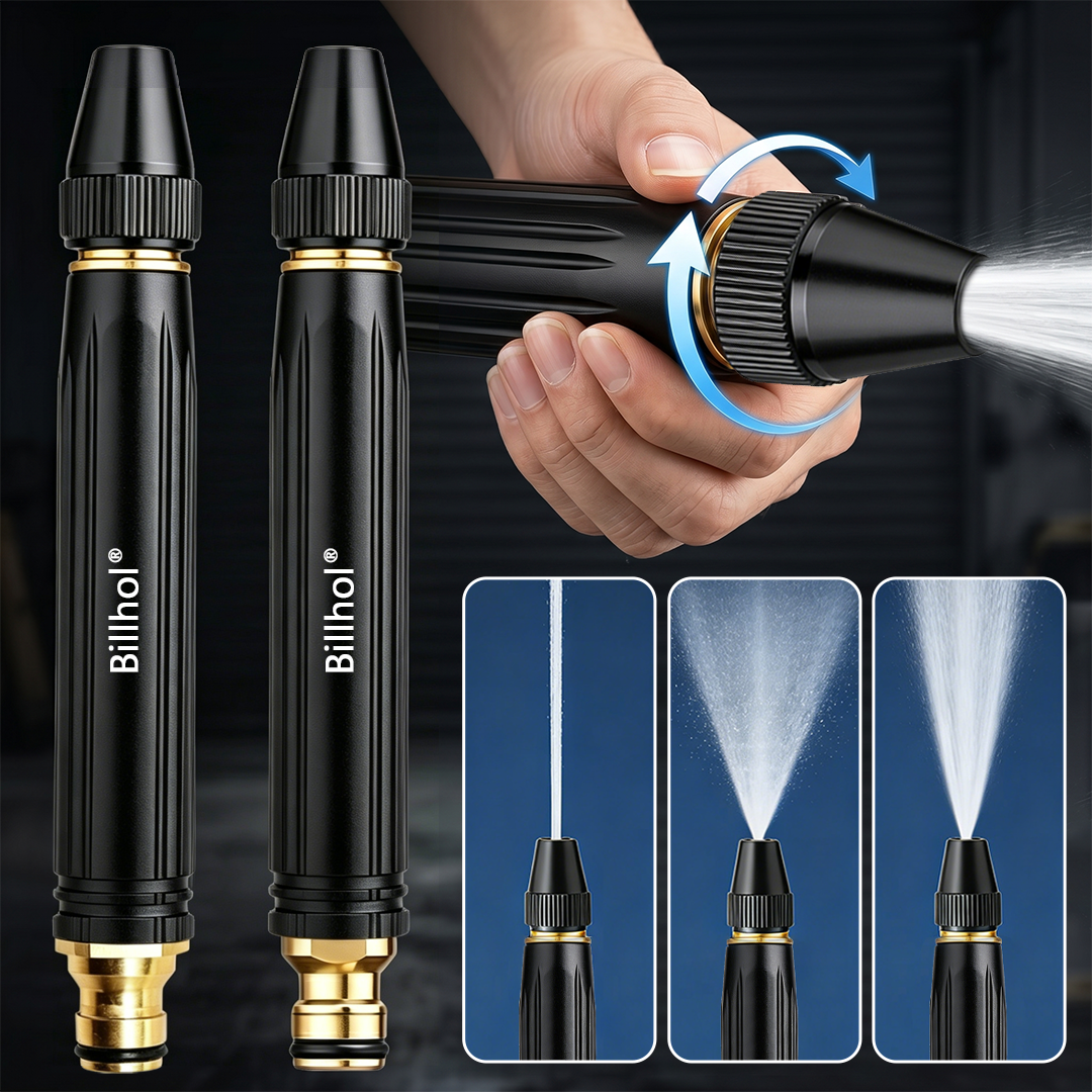 🔥 Last Day! Lowest Price — Only £4.66!!丨Billhol® 👑Home high-pressure car wash water gun , a must-have for watering plants and vegetables, and car washing.👍💦