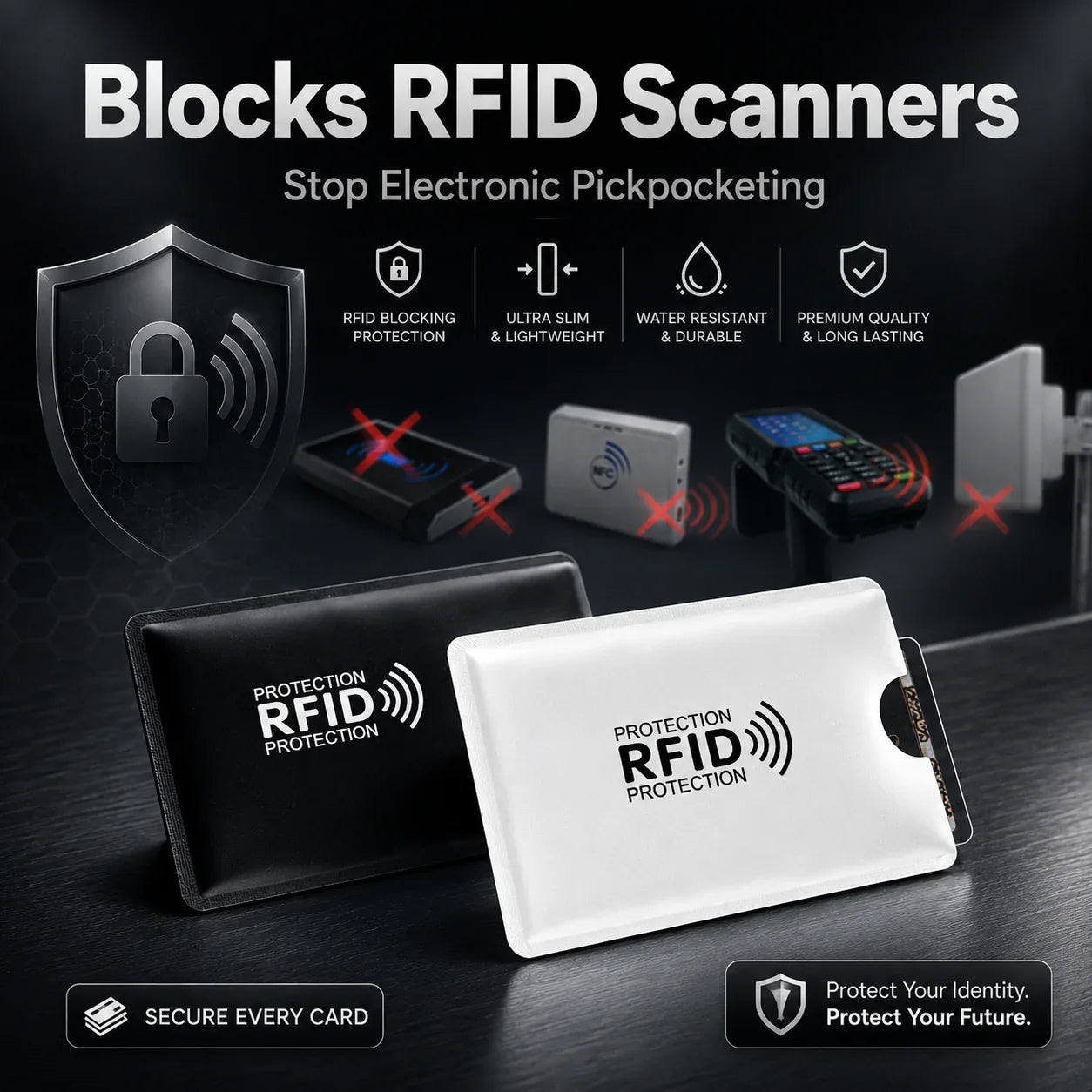 🏆LAST DAY SALE 50% OFF🔥SVOZK® RFID Blocking Sleeves for Credit Cards