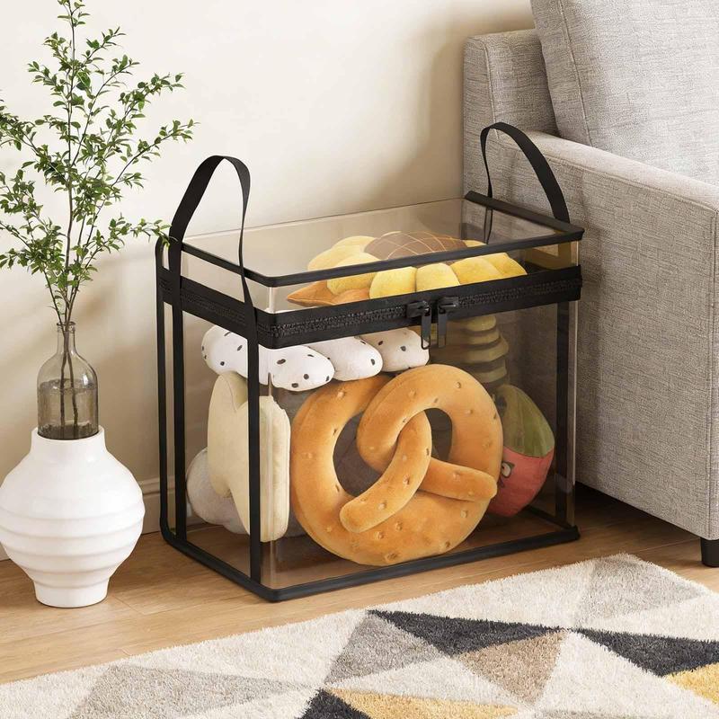 🏆LAST DAY BUY 2 GET 1 FREE!!💕SVOZK®🇬🇧 Transparent Storage Bag – Large, Dust & Moisture-Proof with Handle✨Ultimate All-in-One Organizer for Clothes, Toys, Books, Stuffed Animals & Absolutely Everything! 🧸📚👕🧦