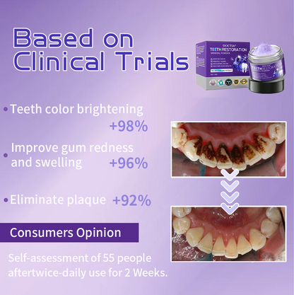 🎁Flash Sale - Don’t Miss Out - DOCTIA® Teeth Restoration Mineral Powder🦷(ADA recommended)👩‍⚕️(Treats periodontitis and mouth ulcers, prevents tooth loss, and repairs gum recession)