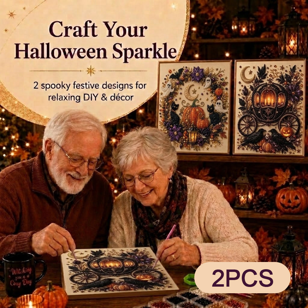 Halloween Ghost Pearl Art DIY Kit