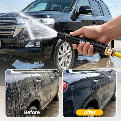 🔥 Last Day! Lowest Price — Only £4.66!!丨Billhol® 👑Home high-pressure car wash water gun , a must-have for watering plants and vegetables, and car washing.👍💦