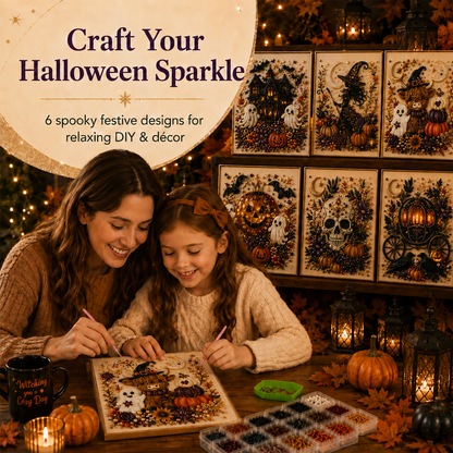 Halloween Ghost Pearl Art DIY Kit