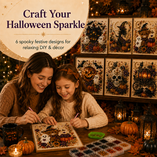 Halloween Ghost Pearl Art DIY Kit