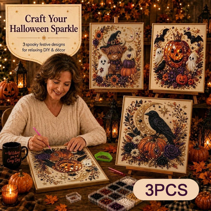 Halloween Ghost Pearl Art DIY Kit