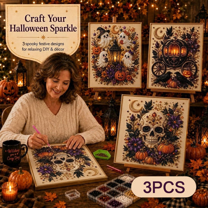Halloween Ghost Pearl Art DIY Kit