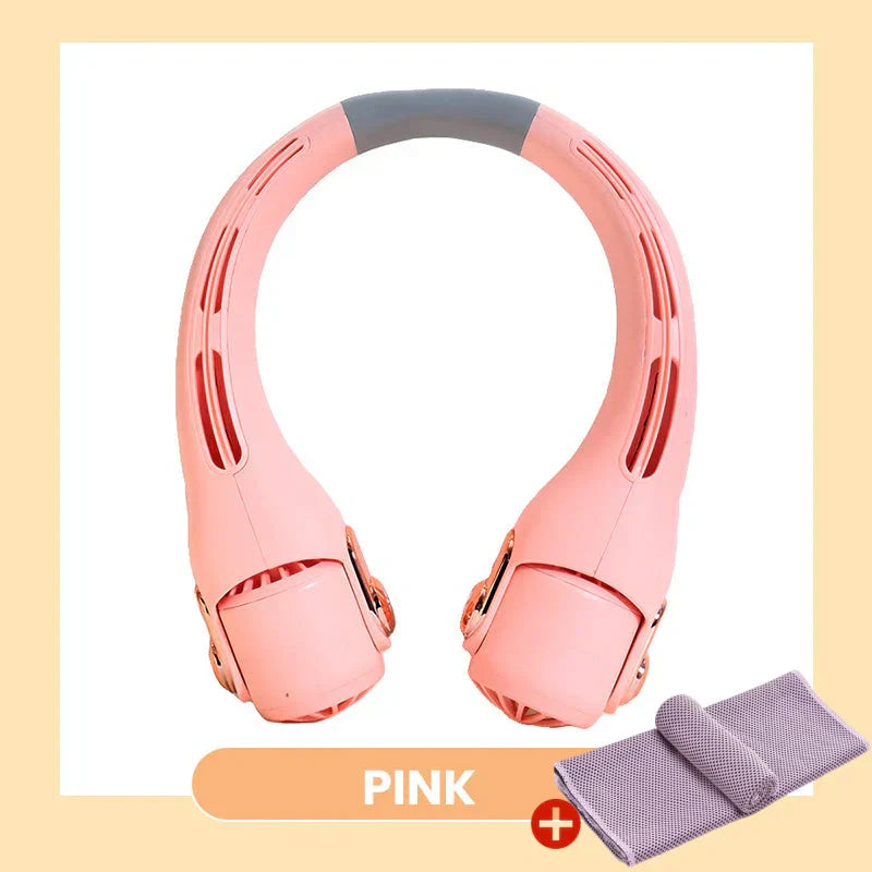 ❄️ 🚀 Billhol® | Neck Fan - Rechargeable Portable Fan for Instant Cooling!|❄️🎁 LAST DAY: 70% OFF