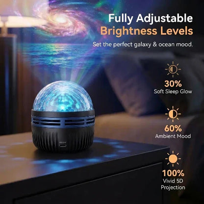 🔥Last Day: 70% OFF | REBYIPO® 360° Night Light Projector - Smart Holographic Star Projector🌌✨
