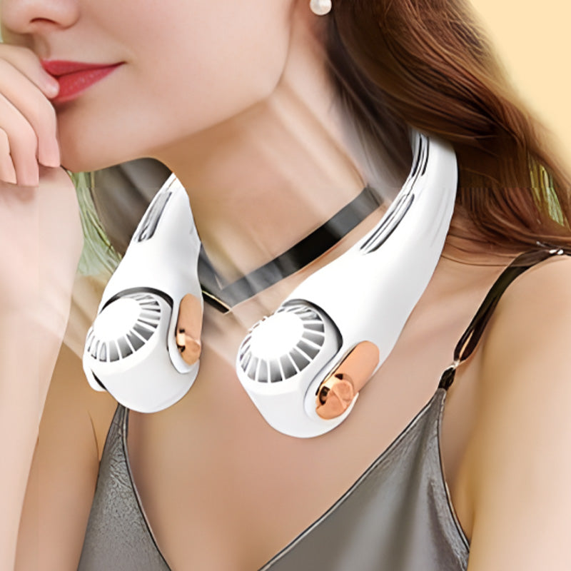 ❄️ 🚀 Billhol® | Neck Fan - Rechargeable Portable Fan for Instant Cooling!|❄️🎁 LAST DAY: 70% OFF
